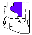 Map of Coconino County