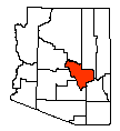 Map of Gila County