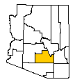 Map of Pinal County