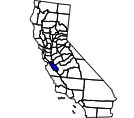 Map of San Benito County, CA