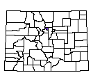 Map of Gilpin County, CO