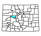 Map of Pitkin County, CO