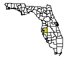 Map of Hillsborough County, FL