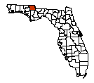 Map of Jackson County, FL