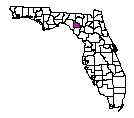 Map of Lafayette County, FL