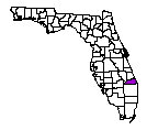 Map of Martin County, FL