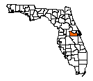 Map of Orange County, FL