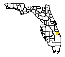 Map of St. Lucie County, FL