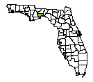 Map of Wakulla County, FL