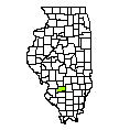 Map of Clinton County, IL