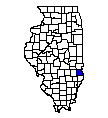 Map of Crawford County, IL