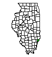 Map of Wabash County, IL