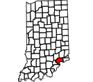 Map of Jefferson County, IN