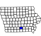 Map of Lucas County, IA