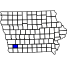 Map of Montgomery County, IA