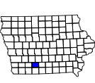 Map of Union County, IA