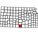 Map of Harper County