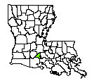Map of Lafayette Parish