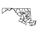 Map of Howard County, MD