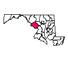 Map of Montgomery County, MD