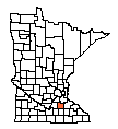 Map of Rice County, MN