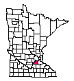Map of Scott County, MN