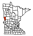 Map of Wilkin County, MN