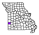 Map of Barton County, MO