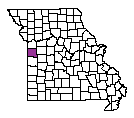 Map of Cass County, MO
