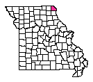 Map of Clark County, MO