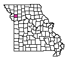 Map of Clinton County, MO