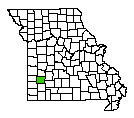 Map of Dade County, MO