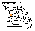 Map of Henry County, MO