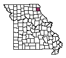 Map of Lewis County, MO