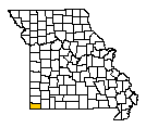 Map of McDonald County, MO