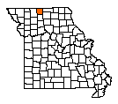 Map of Mercer County, MO