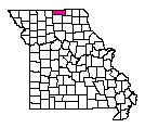 Map of Putnam County, MO
