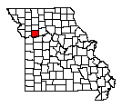 Map of Ray County, MO