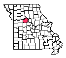 Map of Saline County, MO