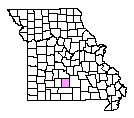 Map of Wright County, MO