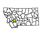 Map of Jefferson County, MT