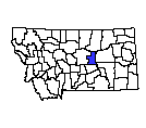 Map of Petroleum County, MT
