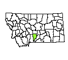 Map of Sweet Grass County, MT