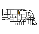 Map of Brown County, NE