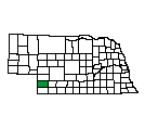 Map of Chase County, NE