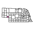Map of Deuel County, NE