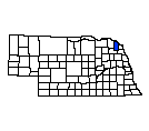 Map of Dixon County, NE
