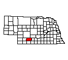 Map of Frontier County, NE