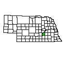 Map of Hamilton County, NE