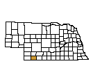 Map of Hitchcock County, NE